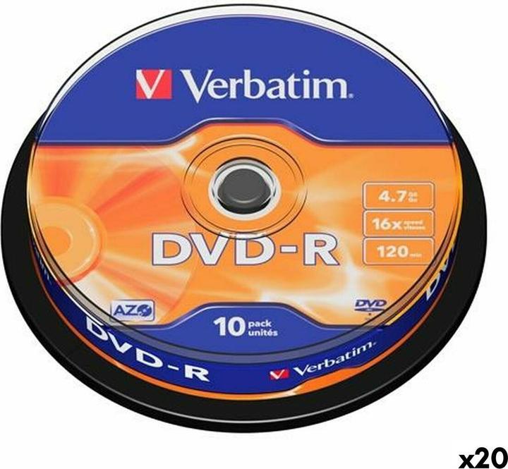 Image du produit Verbatim DVD-R 4,7 GB 16x (20 Stück) (20 x)