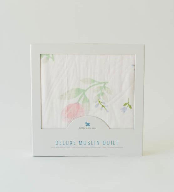 Actual product image little unicorn Deluxe Muslin Quilt (120 x 120 cm)