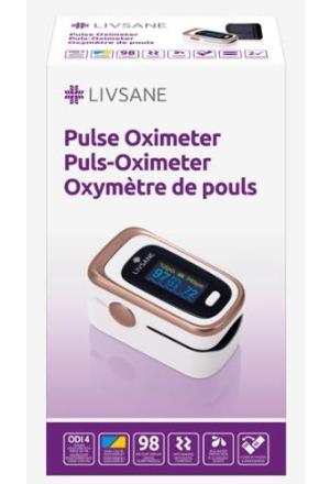 Actual product image Livsane Pulse oximeter