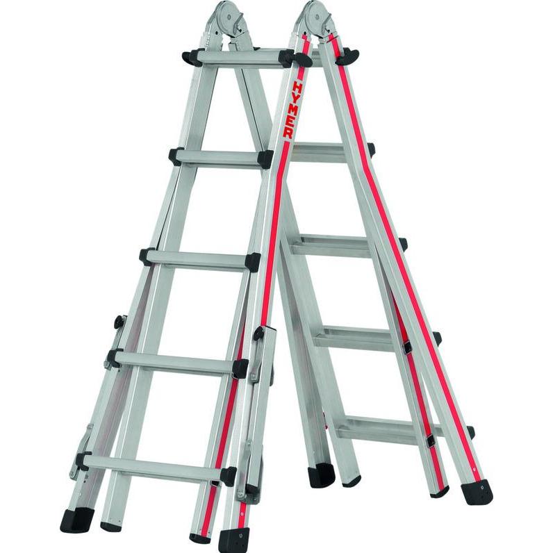 Hymer-Leitern, Leiter + Gerüst, Teleskopleiter (Anlegeleiter, 514 cm)