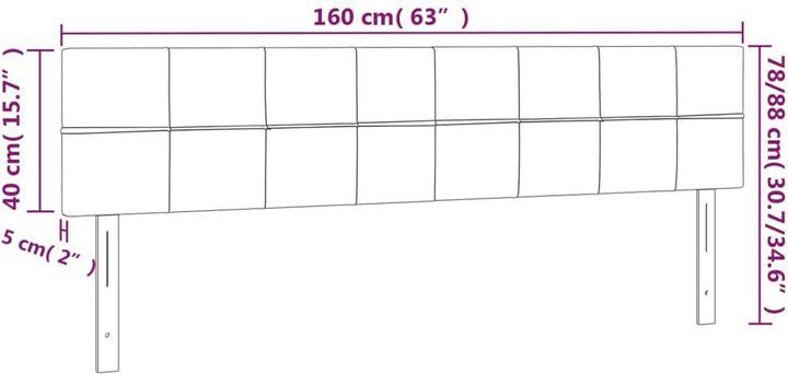 Produktbild vidaXL Kopfteil (160 x 5 x 88 cm)