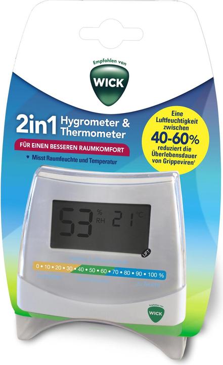 Image du produit Wick Hygromètre et thermomètre