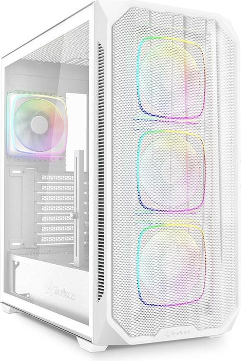 Produktbild Sharkoon AK5 RGB White ATX (weiss) (ATX, Mini-ITX, mATX)