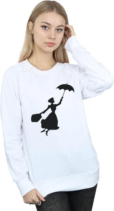 Immagine prodotto Disney Mary Poppins Flying Silhouette Felpa Donna (L)