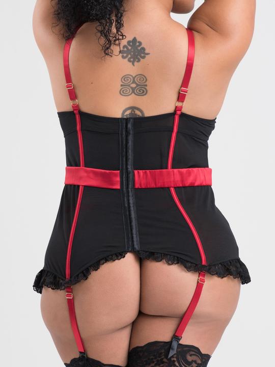 Produktbild Lovehoney Empress rotes Corsagen-Set (3XL, 4XL)