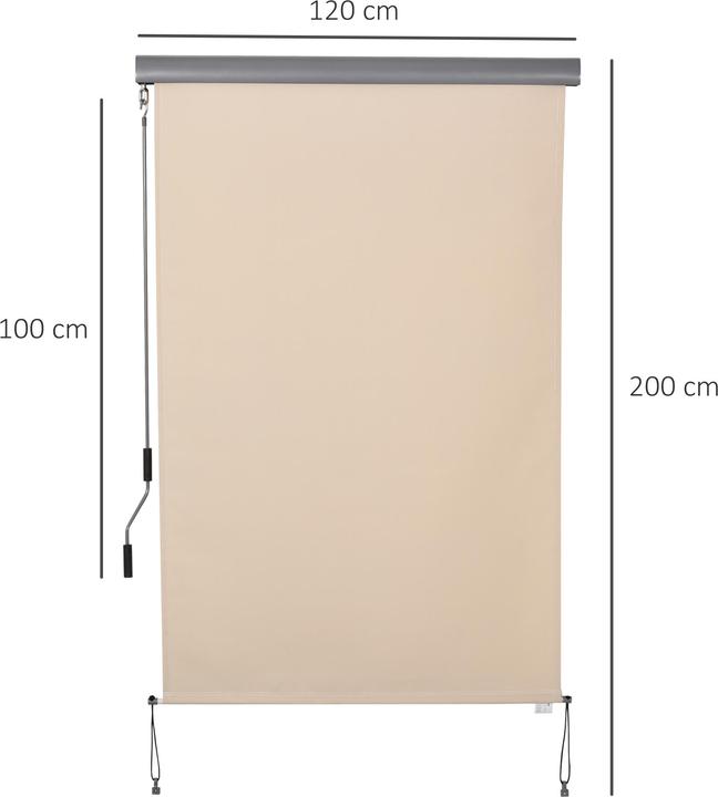 Produktbild Outsunny Senkrechtmarkise (1.20 m)