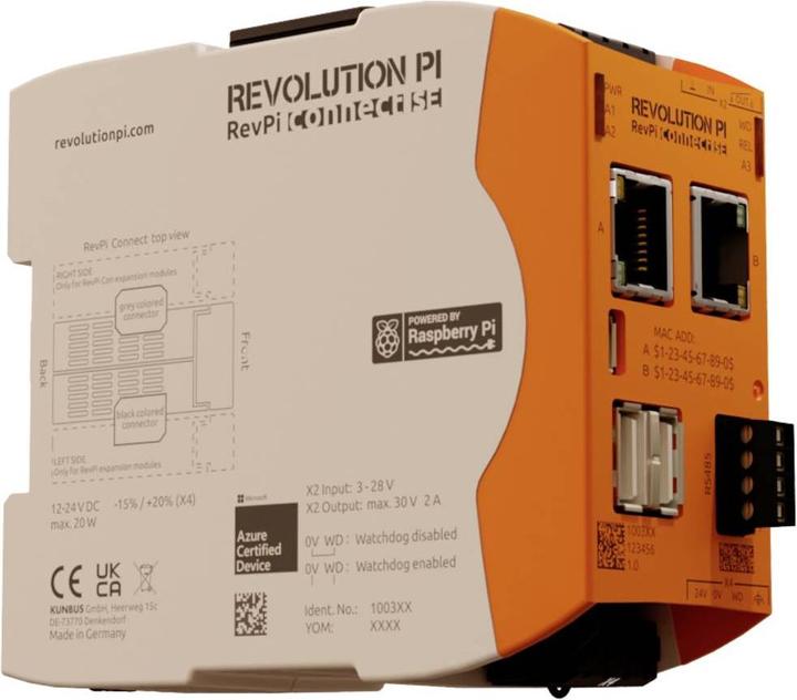 Immagine prodotto Kunbus RevPi Connect SE 32 GB PR100370 Modulo di espansione PLC 24 V/DC