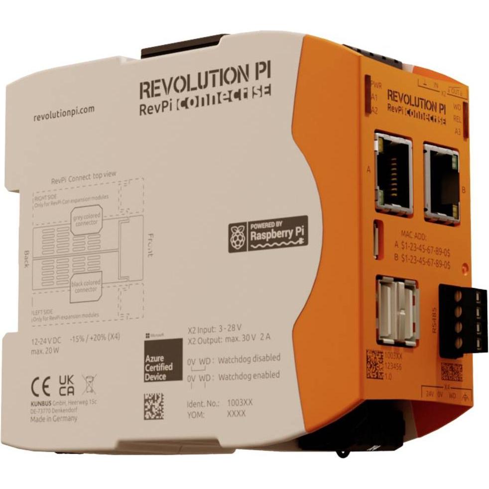 Kunbus RevPi Connect SE 16 GB PR100369 SPS-Erweiterungsmodul 24 V/DC, Automatisierung