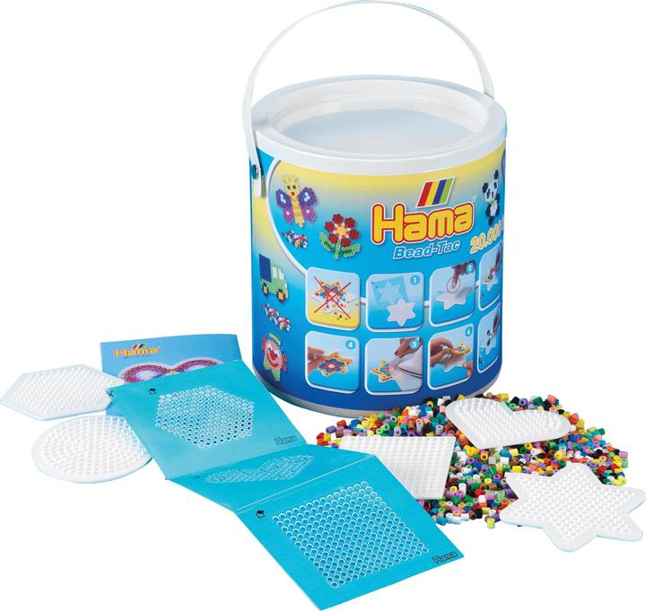Hama Perlen Bead-Tac Strijkkralenset en amande, 20.000pcs.