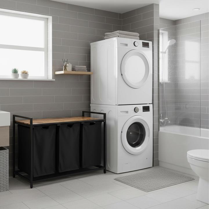 Actual product image Relaxdays laundry caddy (50 l)