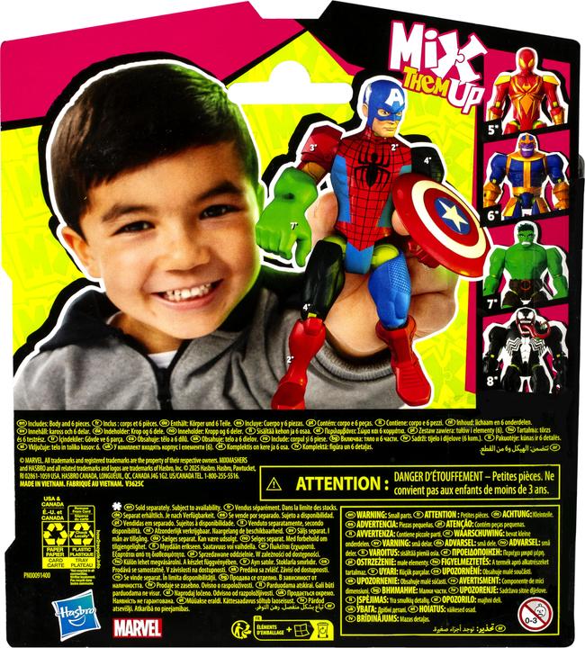 Produktbild Hasbro MixMashers Marvel Avengers Mix-And-Match (assortiert - 1 Stück)