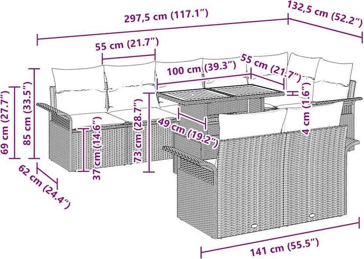 Produktbild vidaXL Giovanna