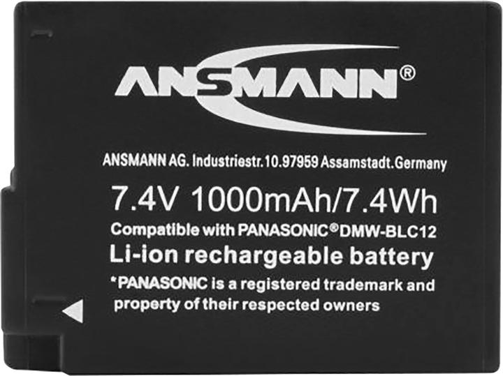 Actual product image Ansmann A-Pan DMW-BLC12 1000mAh 7,4V (Camera battery)