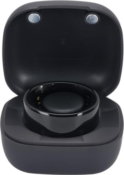 Actual product image Ideoon Smart Ring, schwarz, Keramik, inkl. Ladebox, Grösse 60 (60, Black)