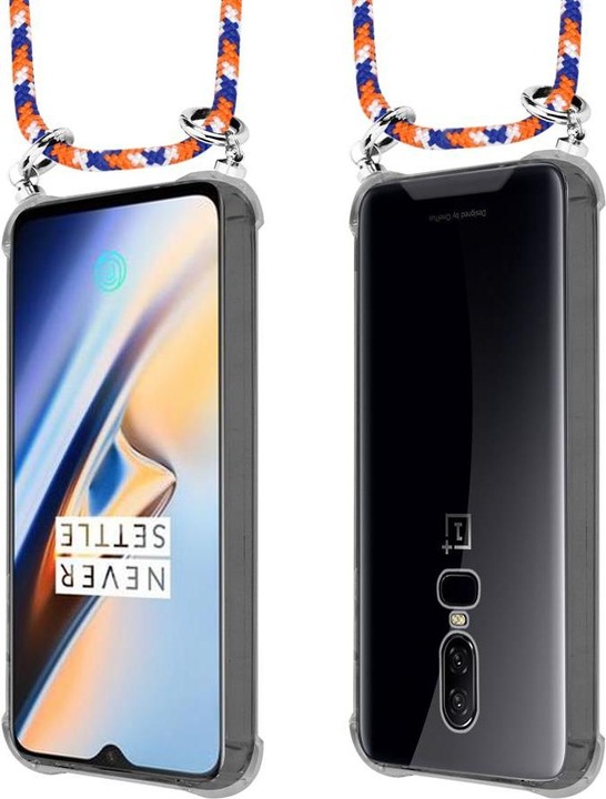Produktbild Cadorabo TPU Handy Kette SILBER Cover