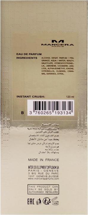 Image du produit Mancera Instant Crush (Eau de parfum, 120 ml)