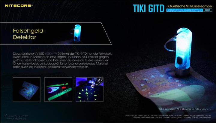 Image du produit Nitecore Tiki Gitd (5.50 cm, 300 lm)