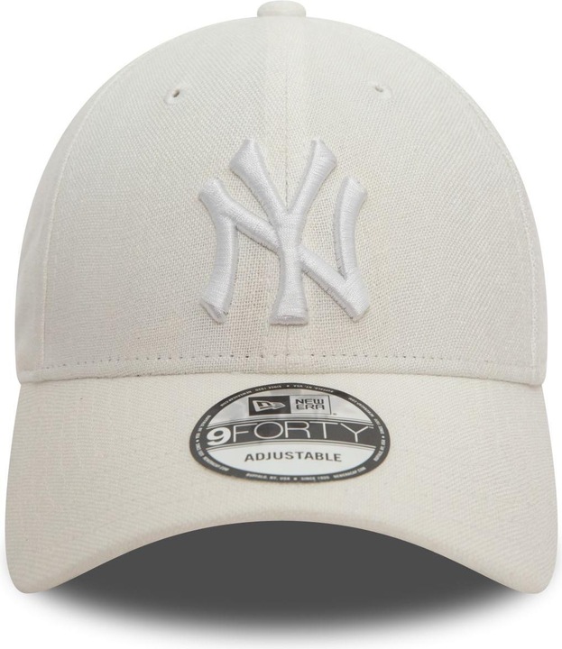 Produktbild New Era 9Forty Strapback Cap - Leinen New York Yankees Weiss