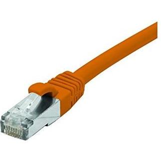 Thumbnail - Exertis Connect Patchkabel CAT. 6, F/UTP, PoE, halogenfrei, orange, 3.0 m Geschirmtes Patchkabel mit Rastnasenschutz (F/...