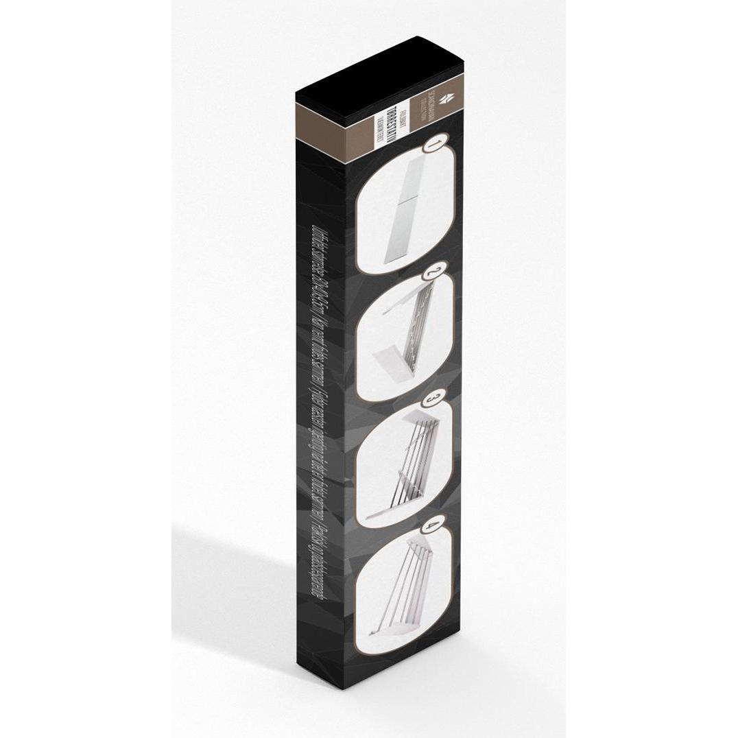 Scandinavian Collection Foldable wall-mounted drying rack - 80 x 40 x 9.5 cm, Wäscheständer