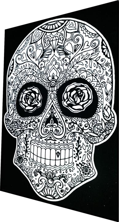 Immagine prodotto ColorVelvet Cranio da colorare