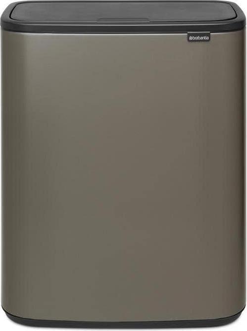Productafbeelding Brabantia Bo Touch Bin 60 liter recyclingbak, Plantium (60 l)