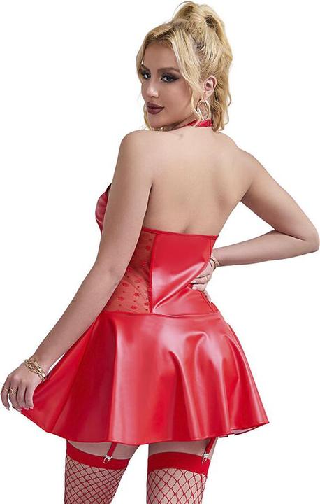 Immagine prodotto Subblime - 957728 ABITO IN PELLE CON ZIP IN PIZZO ROSSO S/M (S, M)
