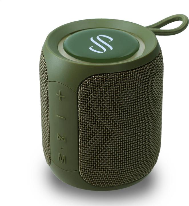 Actual product image Selencia AquaPlay Bluetooth Speaker - Draadloze speaker - Waterproof - Army Green (10 h)