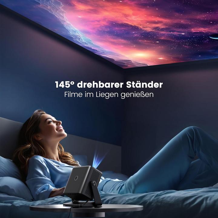 Immagine prodotto Putrims S28 Mini Beamer mit Fernbedienung, Full HD, 1080P (Full HD)