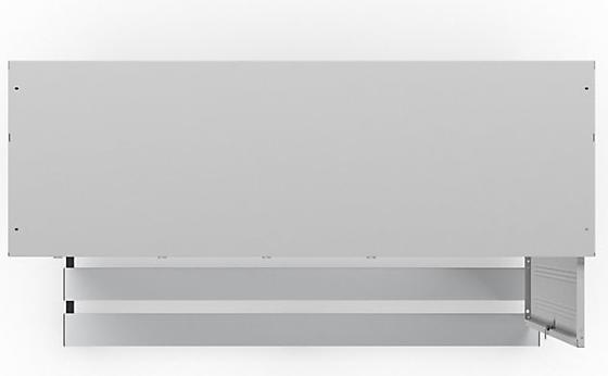 Actual product image Wolf Clothes locker with bench underneath (150 cm, 214 cm)