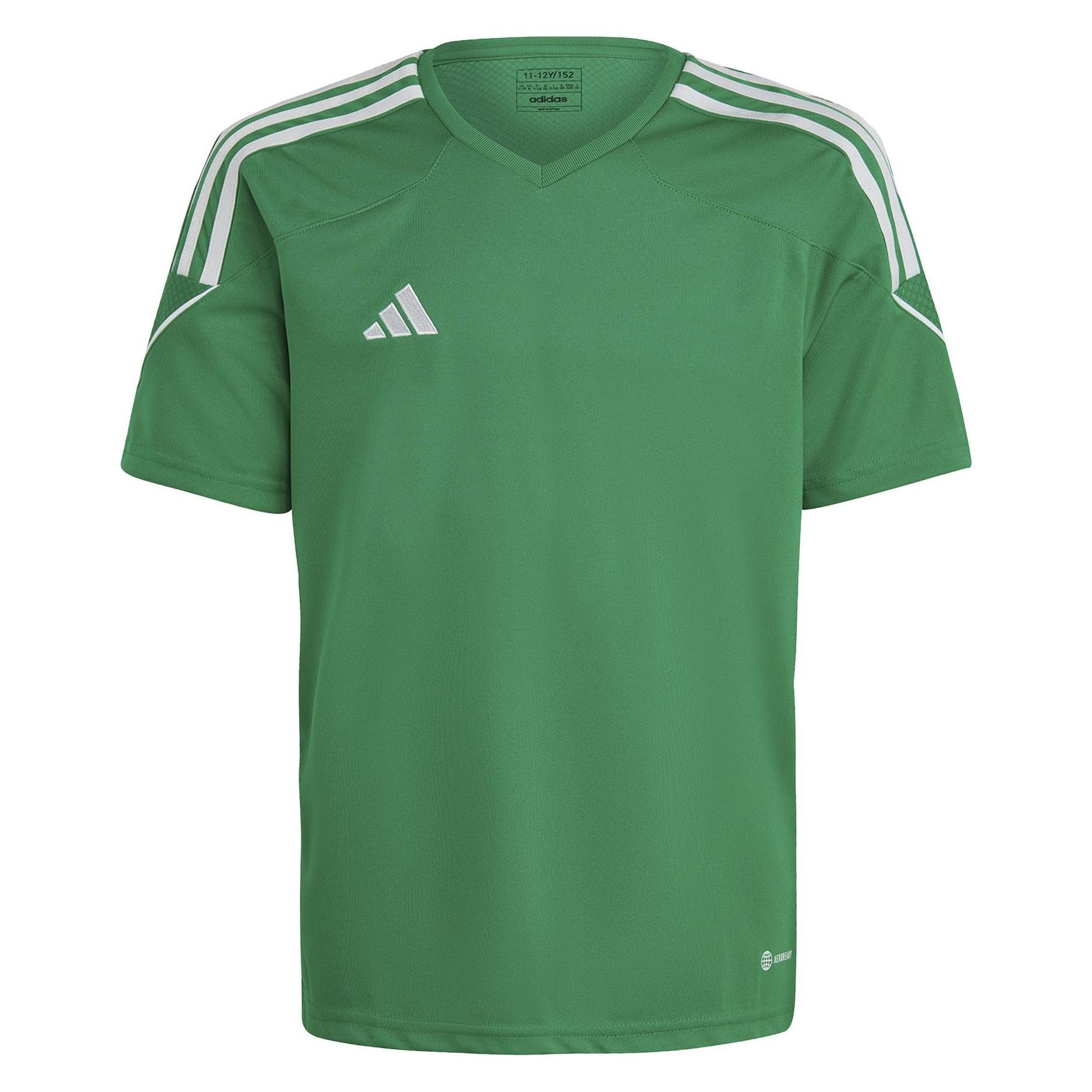 Adidas, Jungen, Sportshirt, Tiro 23 Trikot Kinder (128), Mehrfarbig, Grün, 128