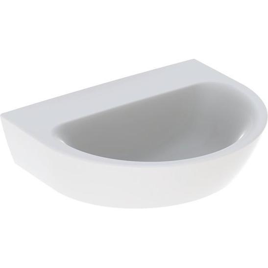 Geberit, Waschbecken, Renova Waschtisch, ohne Hahnloch, ohne Überlauf, Breite: 55cm (200 mm, 550 mm)