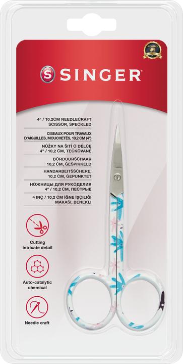 Actual product image Singer Handwork scissors, speckled light blue, 10.2cm (10.20 cm)
