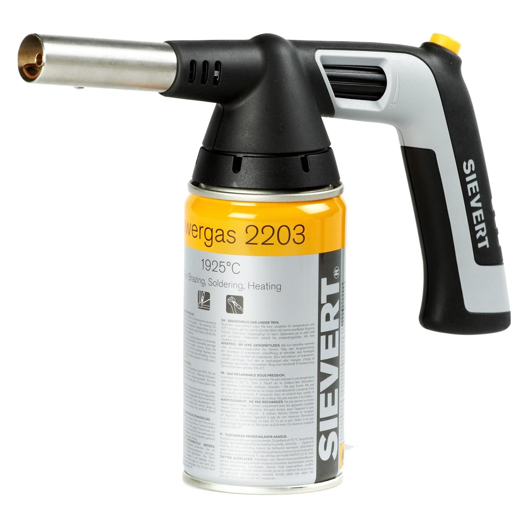 Sievert, Soldeerapparaat, HandyJet Gasbrander 1925 °C Incl. Gasfles