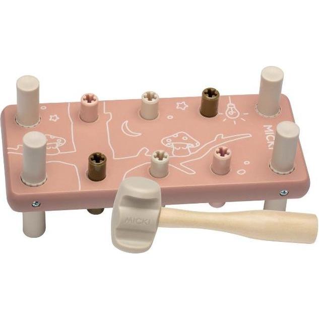 Micki Spielbrett Hammer Rosa