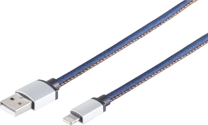 Productafbeelding S-Conn USB A – Lightning (1 m, USB 2.0)