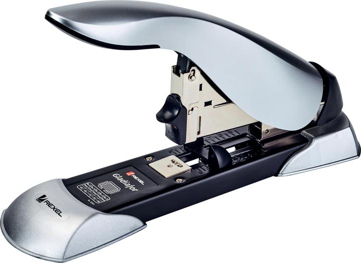 Rexel Blockheftgerät Gladiator, schwarz / silber (160 Blätter)