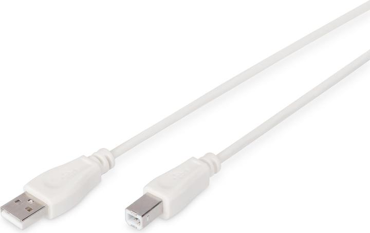 Produktbild Digitus ASSMANN USB 2.0 Anschlusskabel Typ A - B St/St 1,0m USB 2.0 konform be (1 m, USB 2.0)