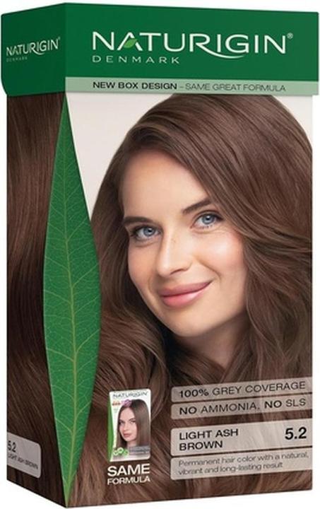 Naturigin Permanent Hair Colour (5.2 Hell Aschbraun)