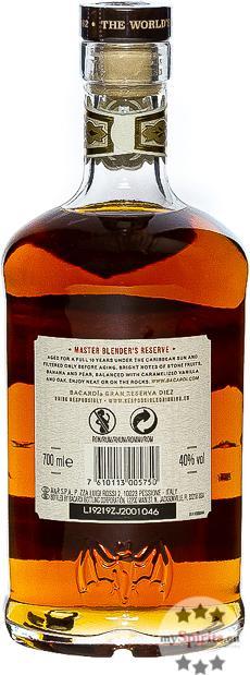 Produktbild Bacardi Gran Reserva Diez (1 x 70 cl)
