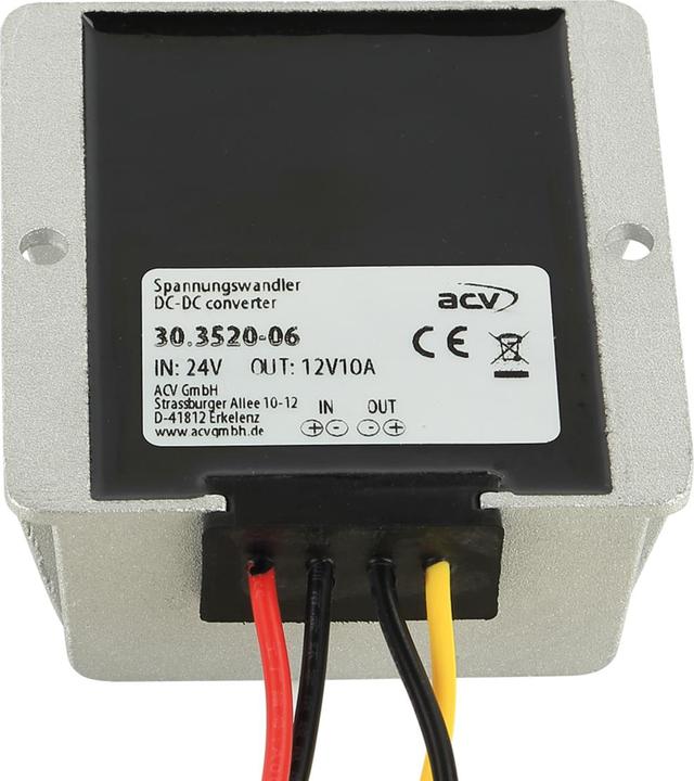 Produktbild ACV Spannungswandler 24 Volt 12 Volt max. 10A
