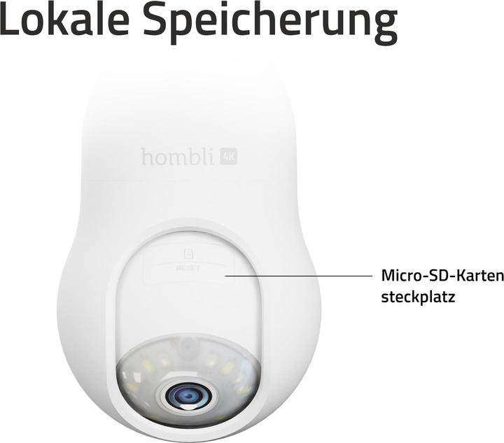 Actual product image Hombli Bulb Cam (3840 x 2160 pixels)