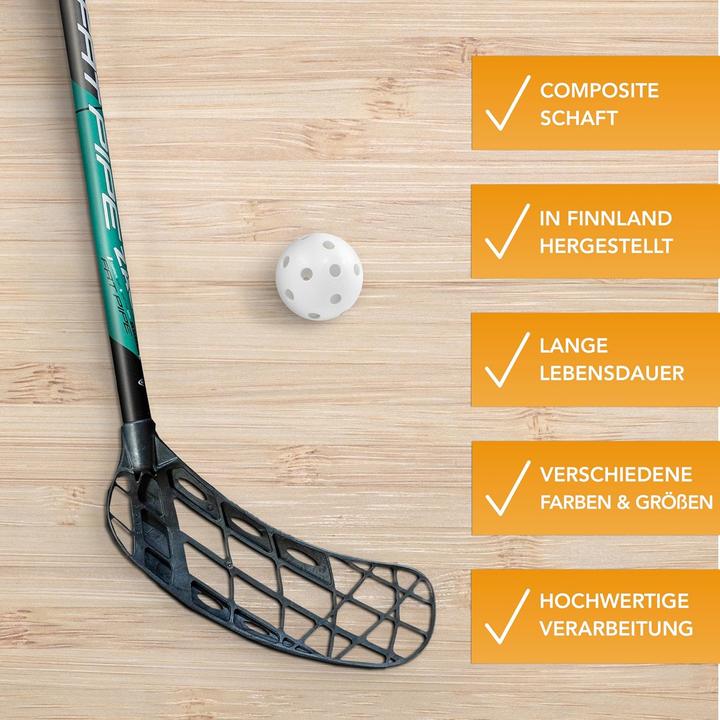 Fat Pipe Floorball Unihockey Schläger - ZACK 33 (77 cm, Gauche)