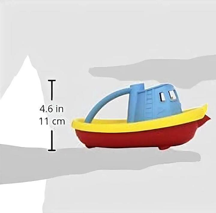 Actual product image Green Toys Tugboat - Blue / Yellow