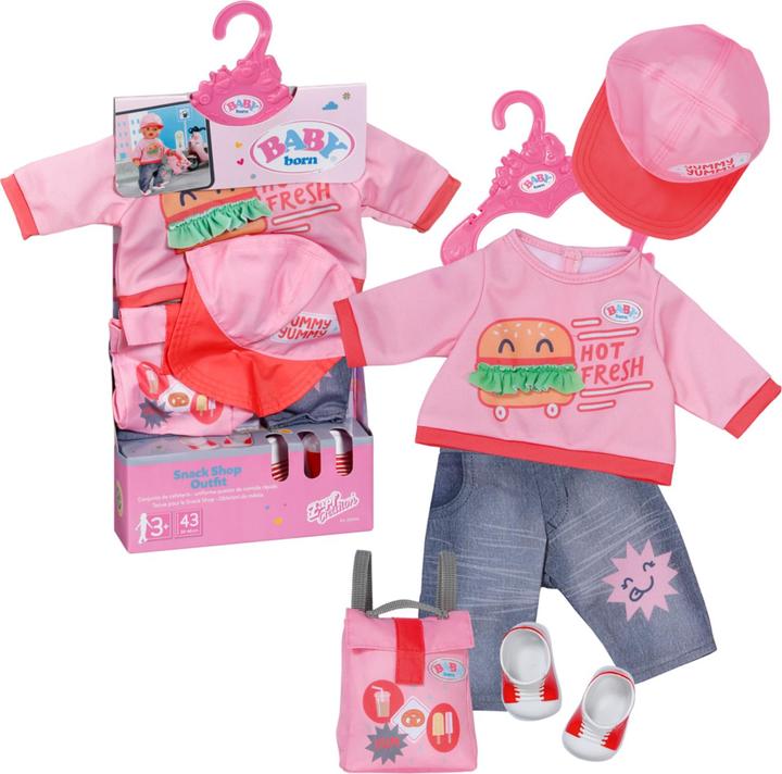 Actual product image Zapf Creation BABY born Snack Shop Outfit