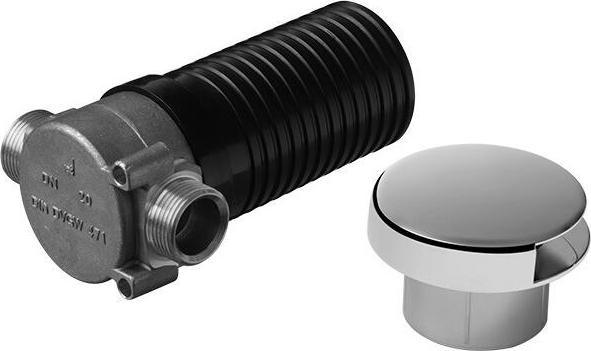 Duravit Interruttore per tubi UP design A2 cromo, 3/4 di pollice