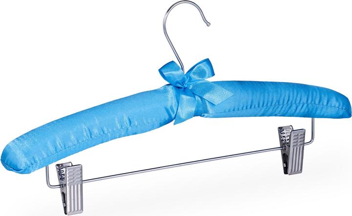 Relaxdays Satijnen kleerhanger (5 x)