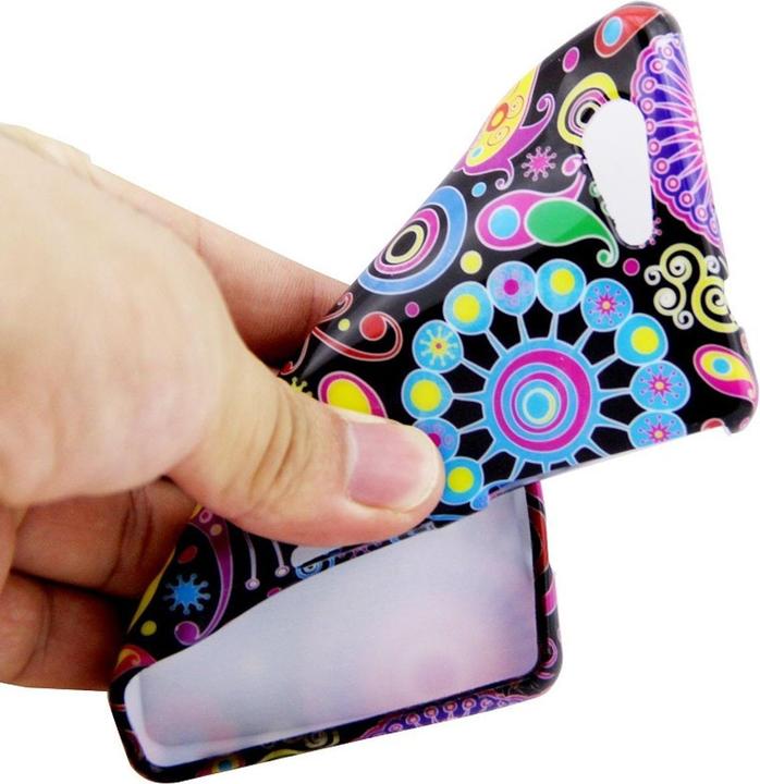 Actual product image König Design Protective Case Mobile Case TPU for Mobile Sony Xperia Z3 Compact Colourful Pattern Abstract (Sony Xperia Z3 Compact)