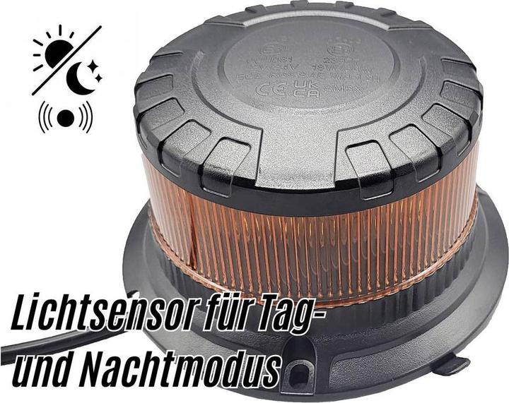 Produktbild Berger & Schröter LED Rundumkennleuchte Magnet 12/24V, ECE-R65 TA2