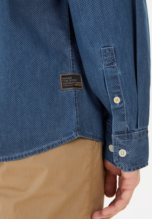 Actual product image Camel Active Langarm Hemd mit Allover-Print (L)